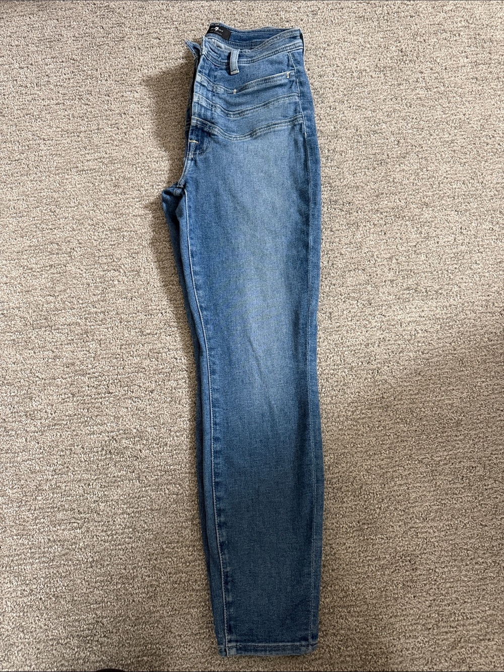 Women’s 7 For all Mankind Blue Skinny Jeans